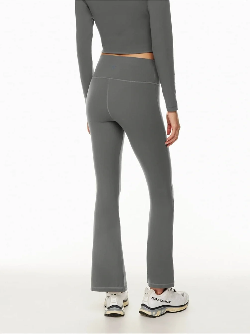 Aritzia TnAction TnaBUTTER™ Atmosphere Split Hi-Rise Legging in coal gray